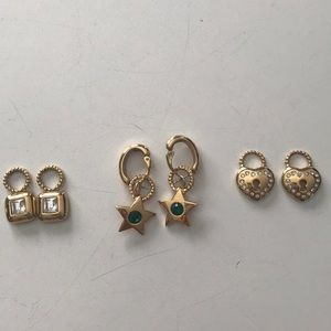 Costume jewelry earrings